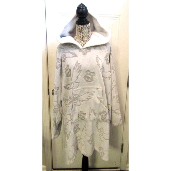 Disney Harry Potter NWT Fleece Kangaroo Pocket Pajama Lounge Hoodie Robe Sz 2XL - Picture 4 of 10
